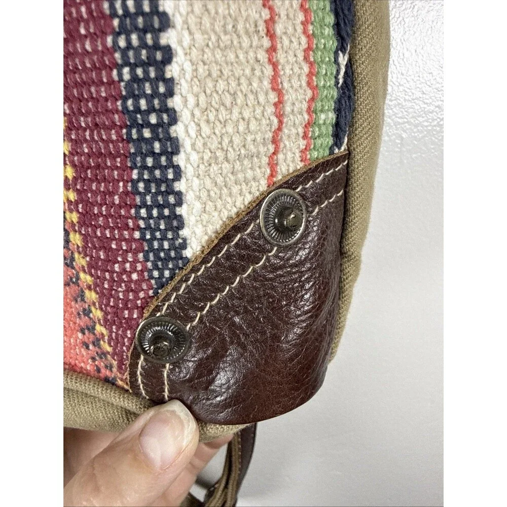 Myra Backpack Stripes Southwest Aztec Travel Book